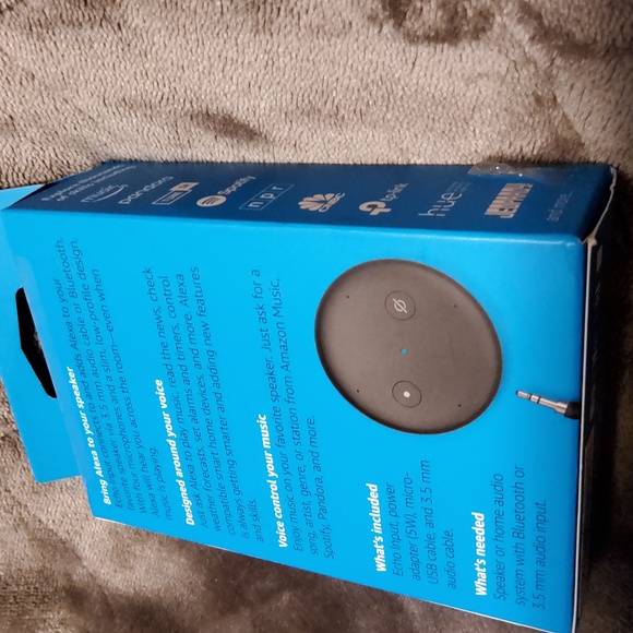 Amazon Echo Input in Blue - Picture 2 of 2
